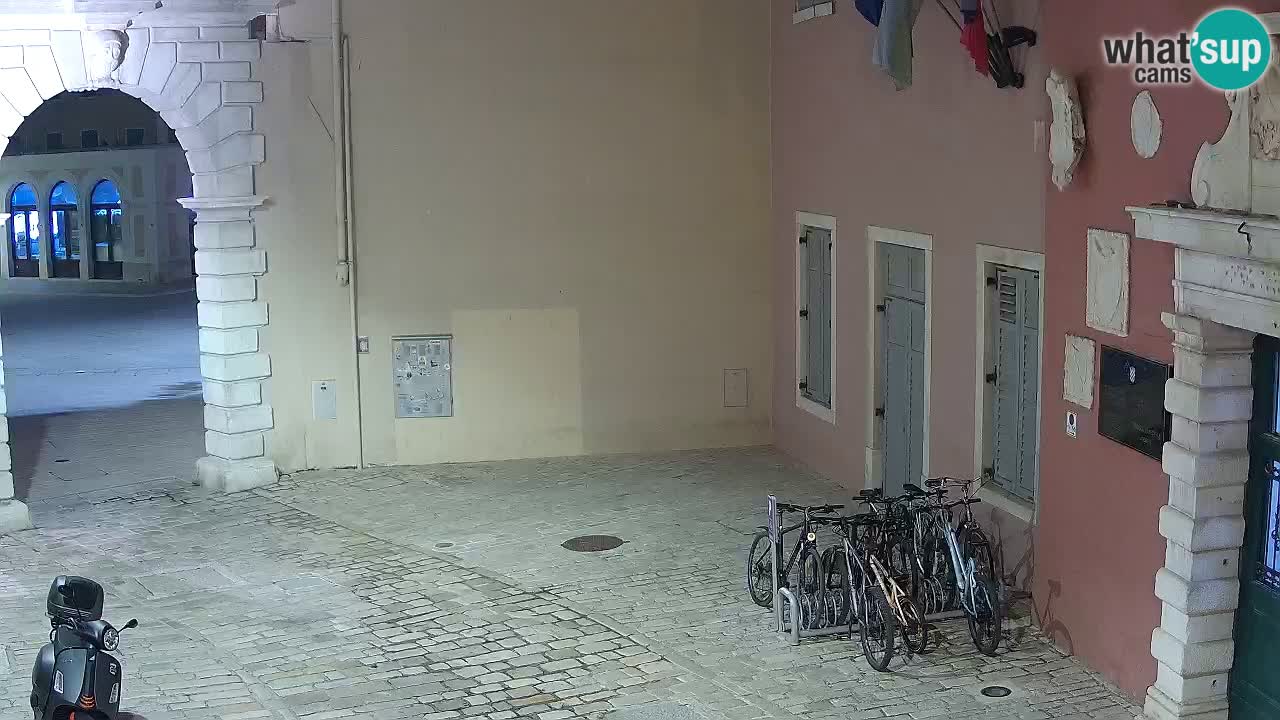 Live webcam Rovinj – Balbijev luk “Gradska vrata” – Istra – Hrvatska