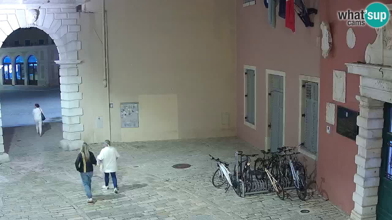 Live webcam Rovinj – Balbi’s bow “City gate” – Istria – Croatia