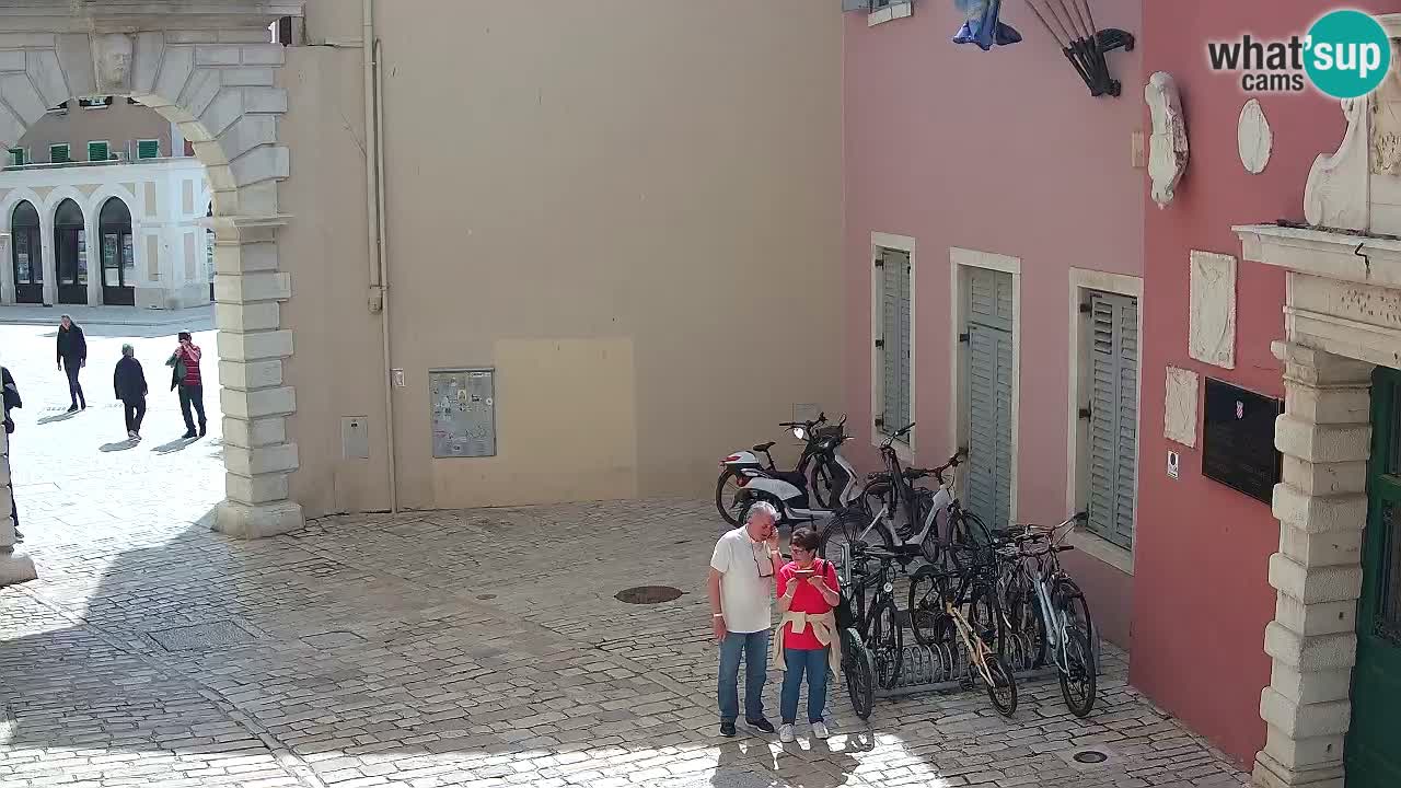Live webcam Rovinj – Balbi’s bow “City gate” – Istria – Croatia