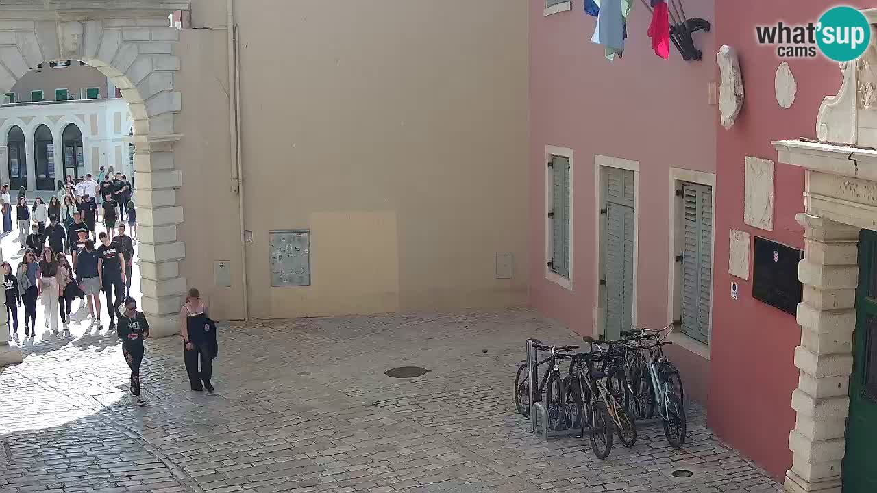 Live webcam Rovinj – Balbi’s bow “City gate” – Istria – Croatia