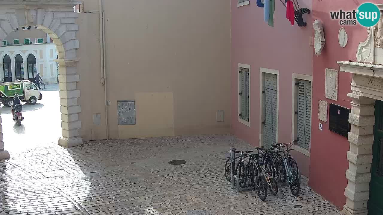 Live webcam Rovinj – Balbi’s bow “City gate” – Istria – Croatia