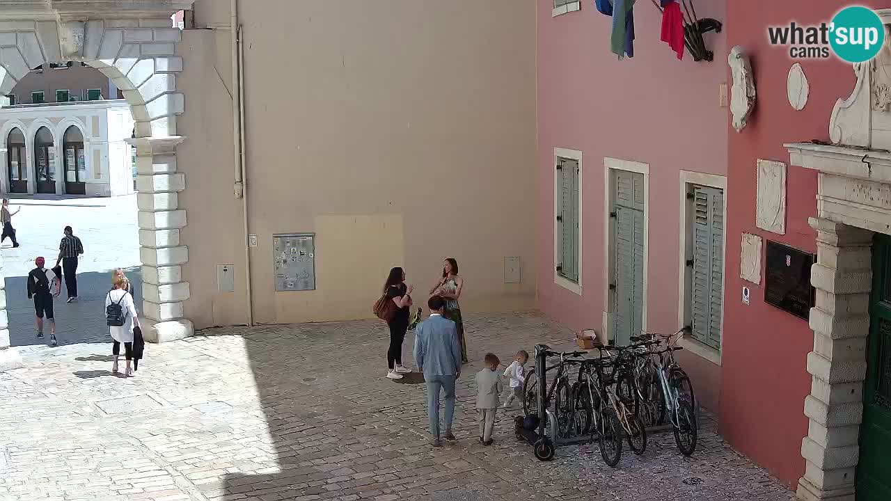 Live-Webcam Rovinj – Balbis Bogen “Stadttor” – Istrien – Kroatien