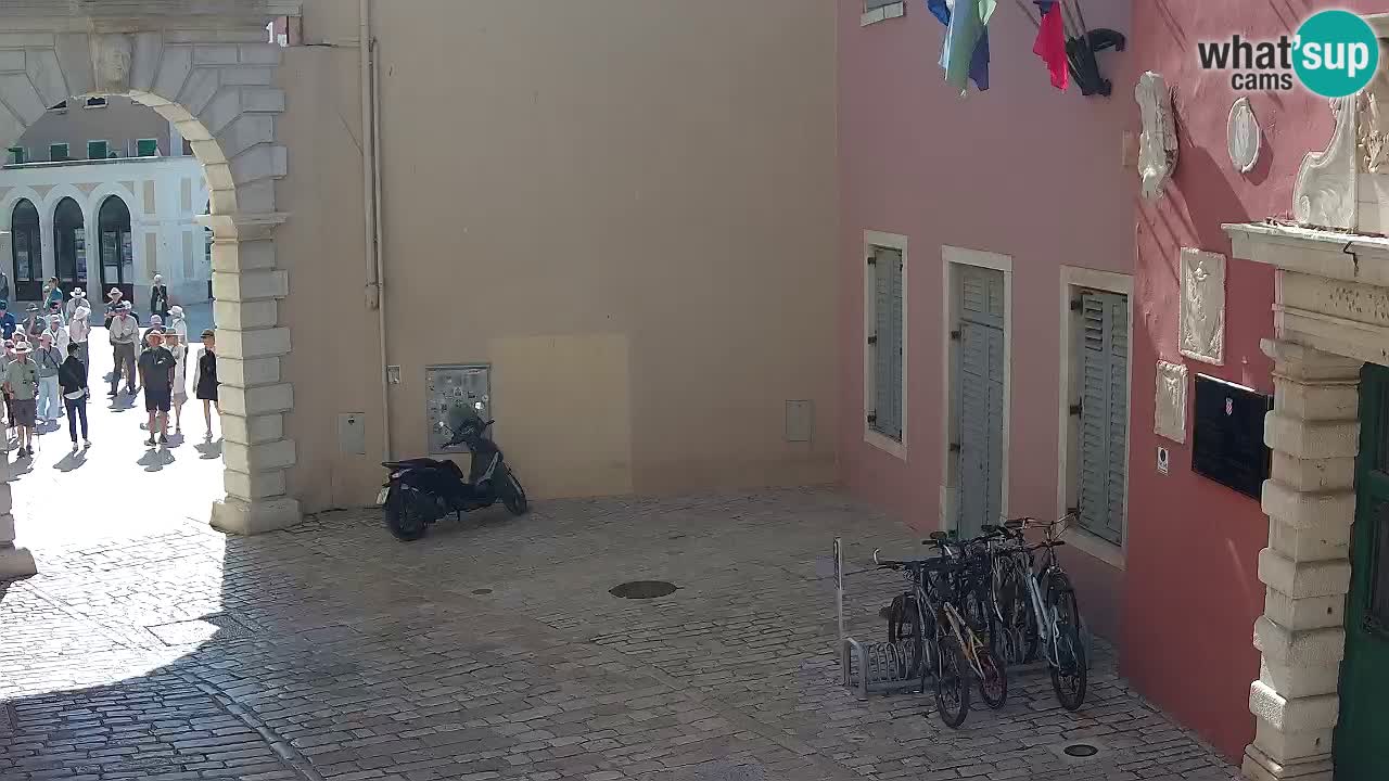 Live webcam Rovinj – Balbi’s bow “City gate” – Istria – Croatia