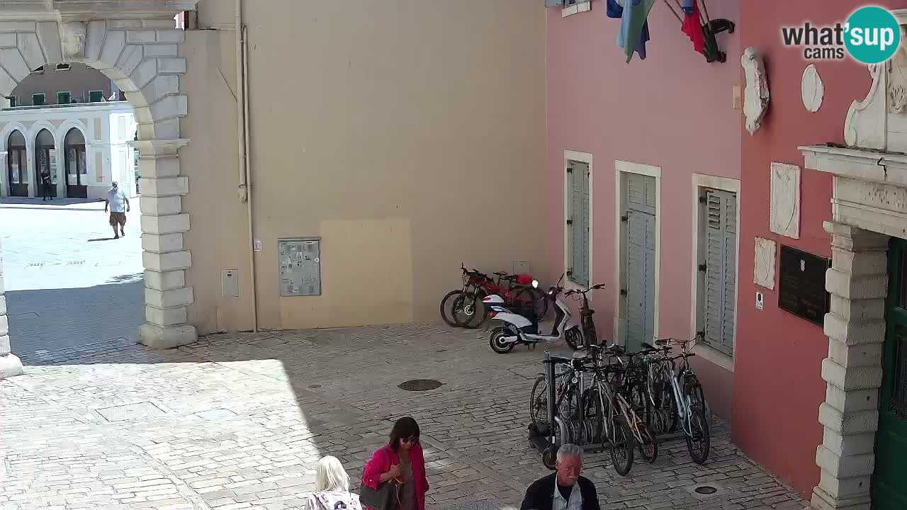 Live webcam Rovinj – Balbi’s bow “City gate” – Istria – Croatia