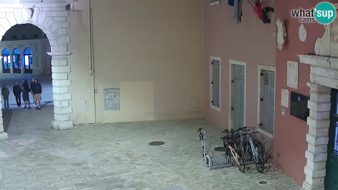 Live webcam Rovinj – Balbijev luk “Gradska vrata” – Istra – Hrvatska