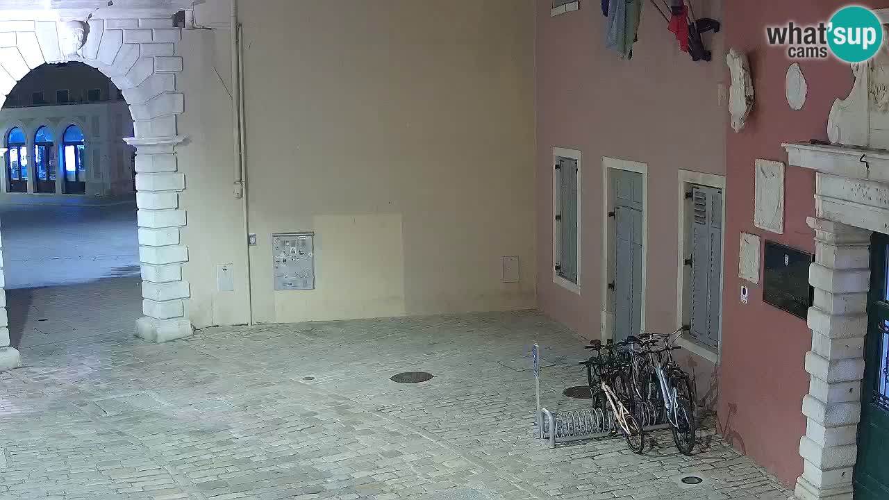 Live webcam Rovinj – Balbijev luk “Gradska vrata” – Istra – Hrvatska