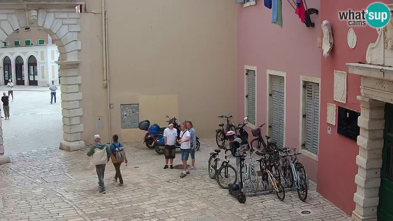 Live webcam Rovinj – Balbi’s bow “City gate” – Istria – Croatia