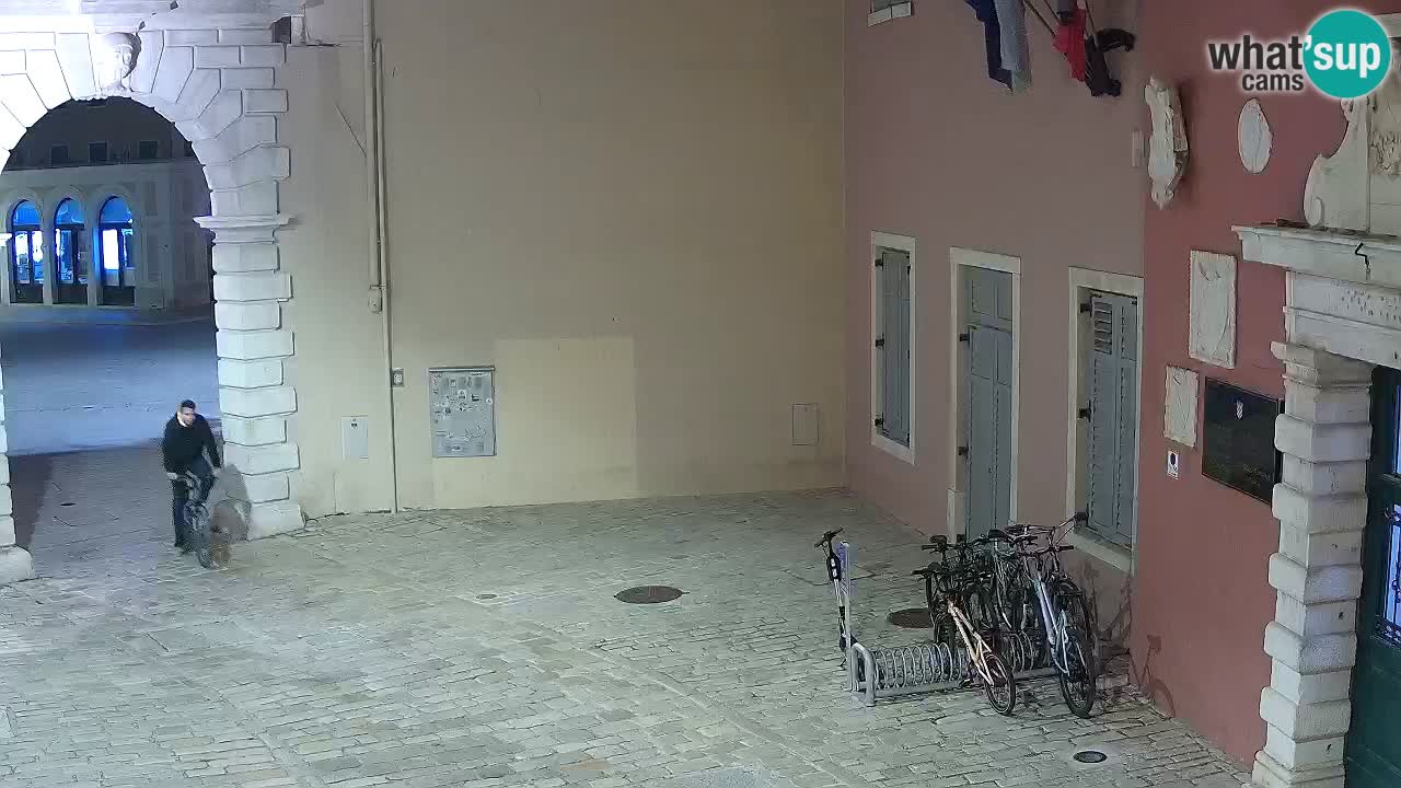 Live webcam Rovinj – Balbijev luk “Gradska vrata” – Istra – Hrvatska