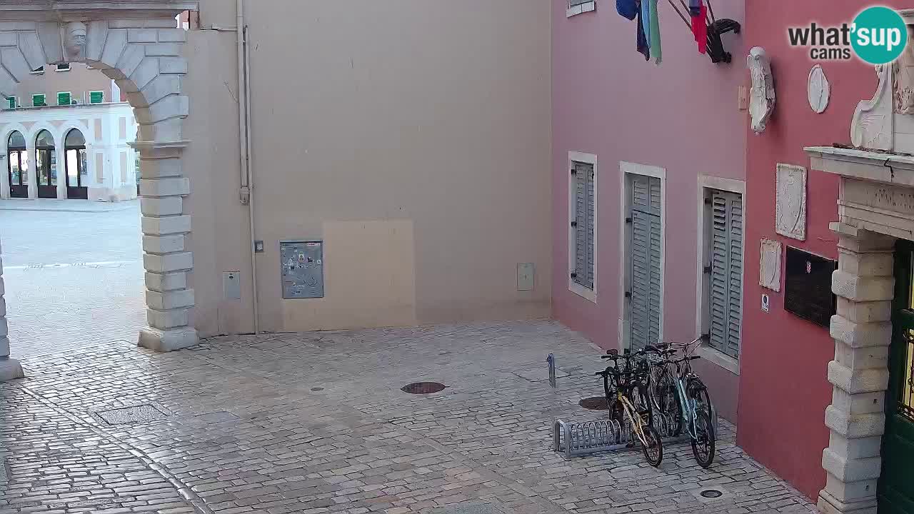 Live webcam Rovinj – Balbi’s bow “City gate” – Istria – Croatia