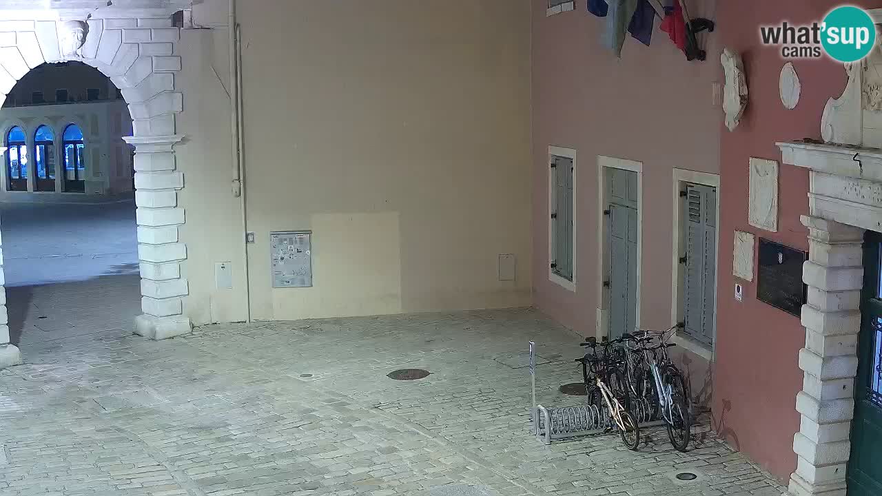 Live webcam Rovinj – Balbijev luk “Gradska vrata” – Istra – Hrvatska