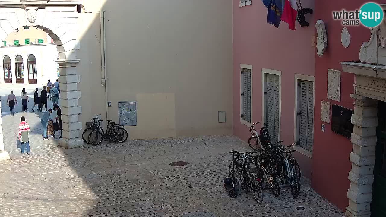 Live webcam Rovinj – Balbi’s bow “City gate” – Istria – Croatia