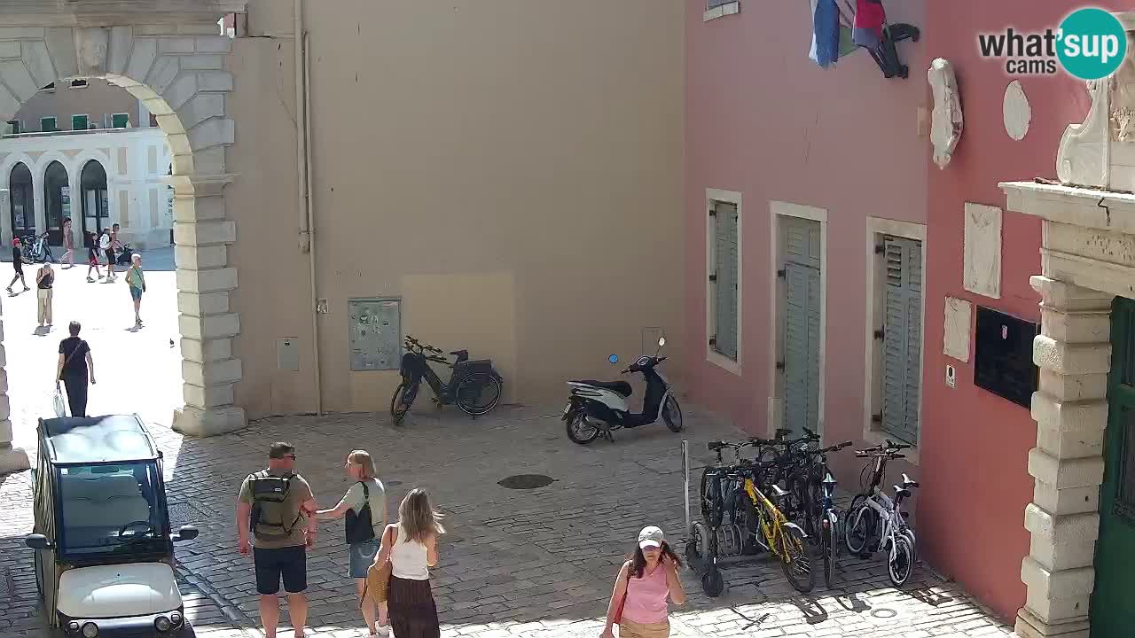 Live webcam Rovinj – Balbijev luk “Gradska vrata” – Istra – Hrvatska