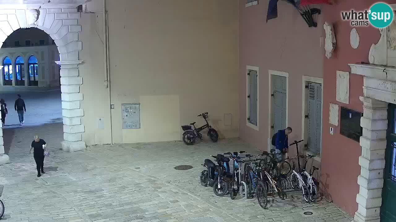 Live webcam Rovinj – Balbi’s bow “City gate” – Istria – Croatia