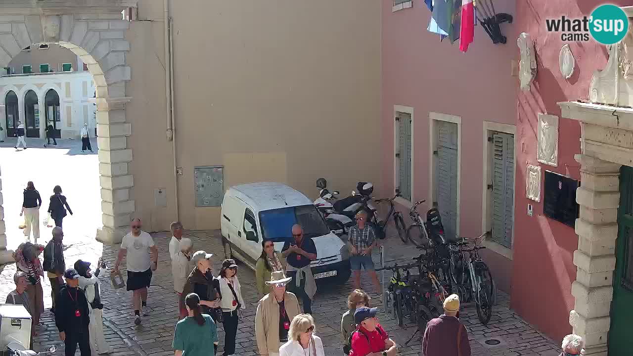 Live webcam Rovigno – Arco di Balbi “Porta della città” – Istria – Croazia