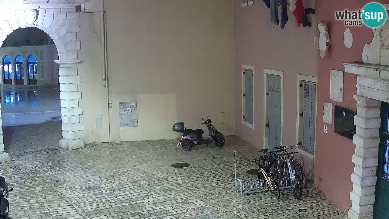Live webcam Rovinj – Balbijev luk “Gradska vrata” – Istra – Hrvatska
