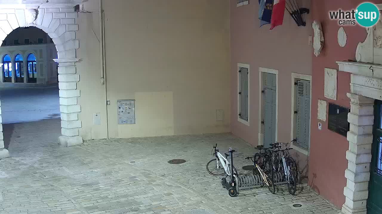 Live webcam Rovinj – Balbijev luk “Gradska vrata” – Istra – Hrvatska