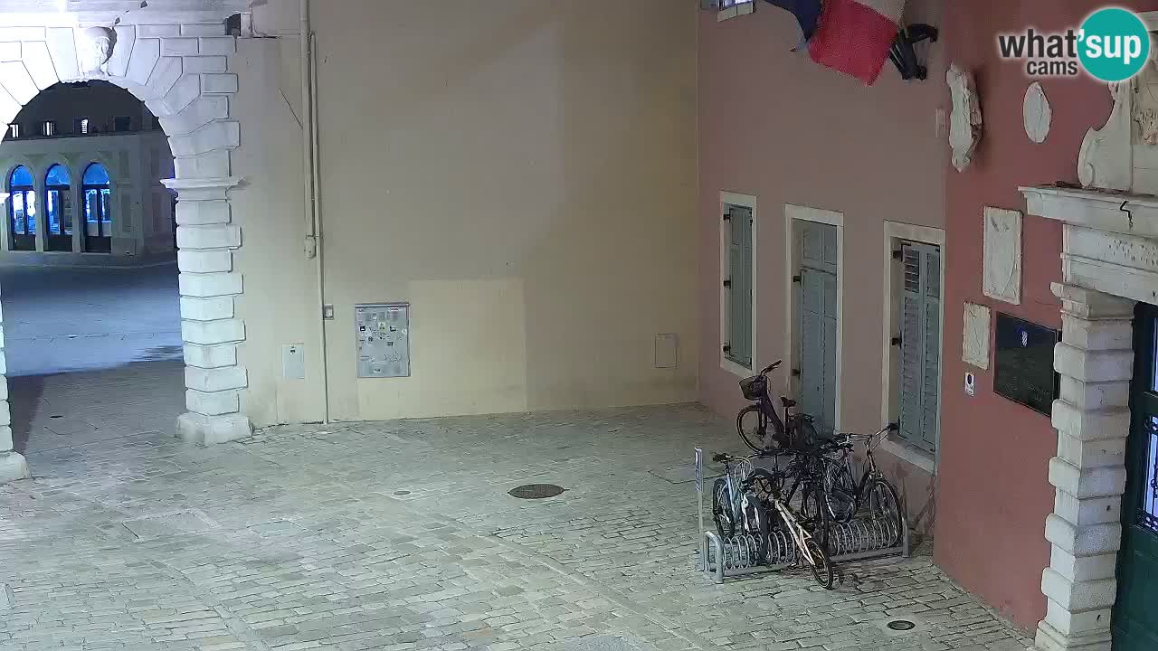 Live webcam Rovinj – Balbijev luk “Gradska vrata” – Istra – Hrvatska
