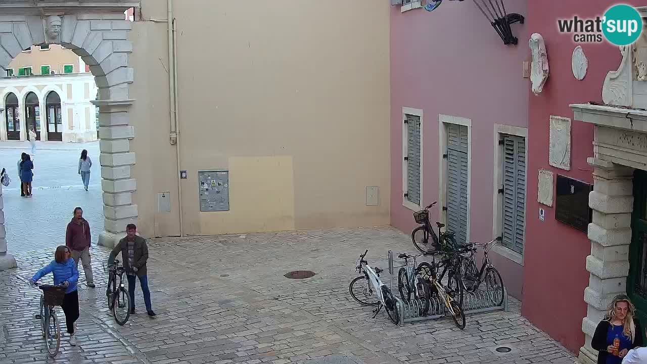 Live webcam Rovigno – Arco di Balbi “Porta della città” – Istria – Croazia