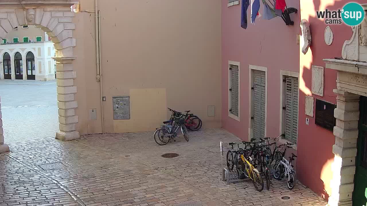 Live webcam Rovinj – Balbi’s bow “City gate” – Istria – Croatia