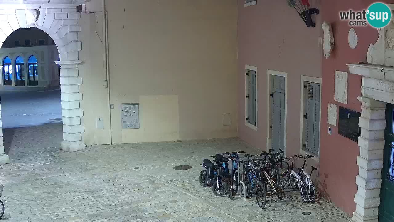 Live webcam Rovinj – Balbijev luk “Gradska vrata” – Istra – Hrvatska