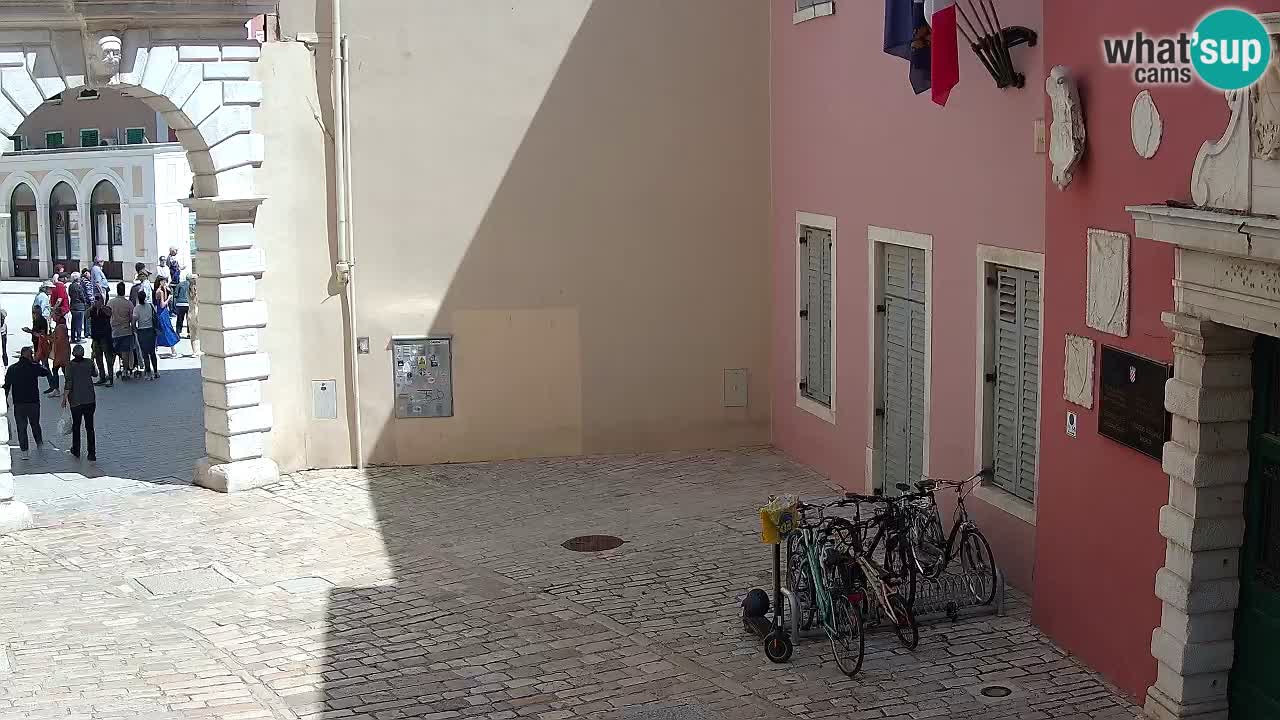 Live webcam Rovinj – Balbijev luk “Gradska vrata” – Istra – Hrvatska
