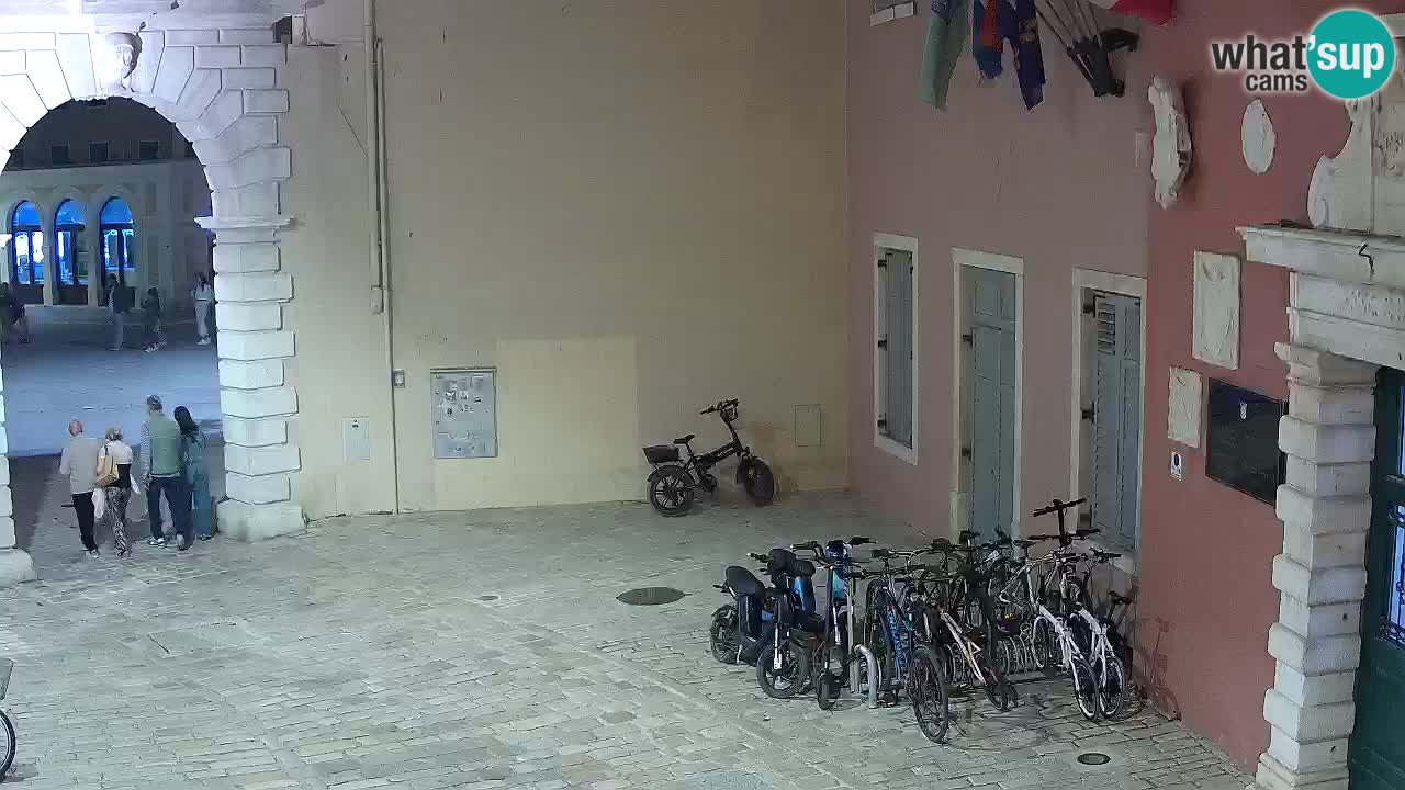 Live webcam Rovinj – Balbijev luk “Gradska vrata” – Istra – Hrvatska