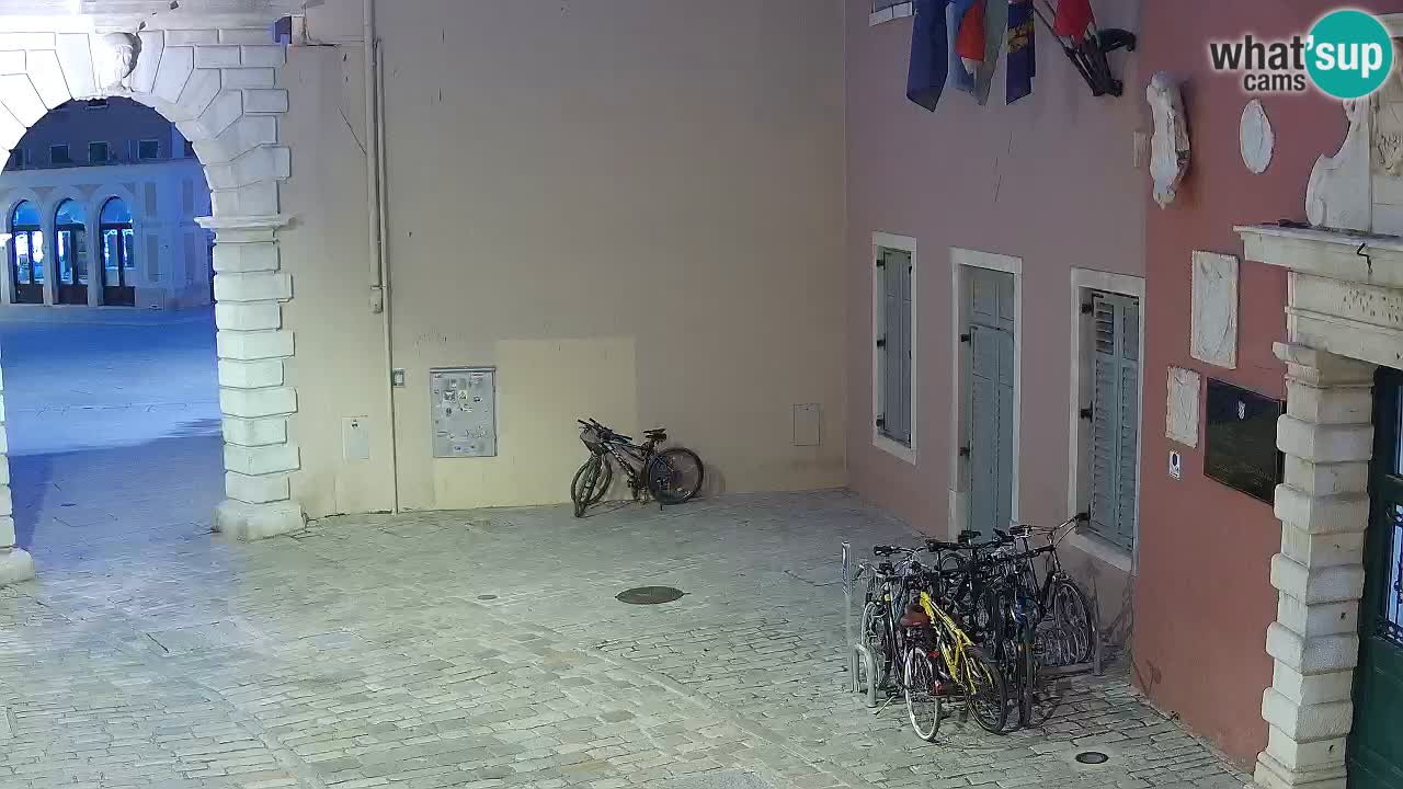 Live webcam Rovinj – Balbijev luk “Gradska vrata” – Istra – Hrvatska
