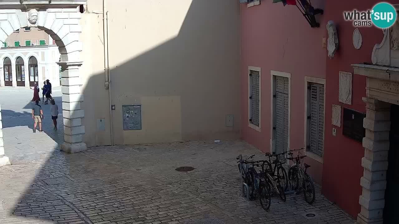 Live webcam Rovinj – Balbi’s bow “City gate” – Istria – Croatia