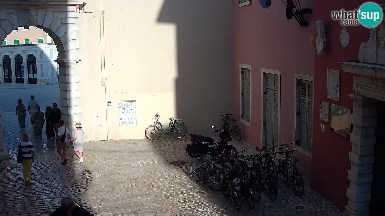 Live webcam Rovinj – Balbijev luk “Gradska vrata” – Istra – Hrvatska