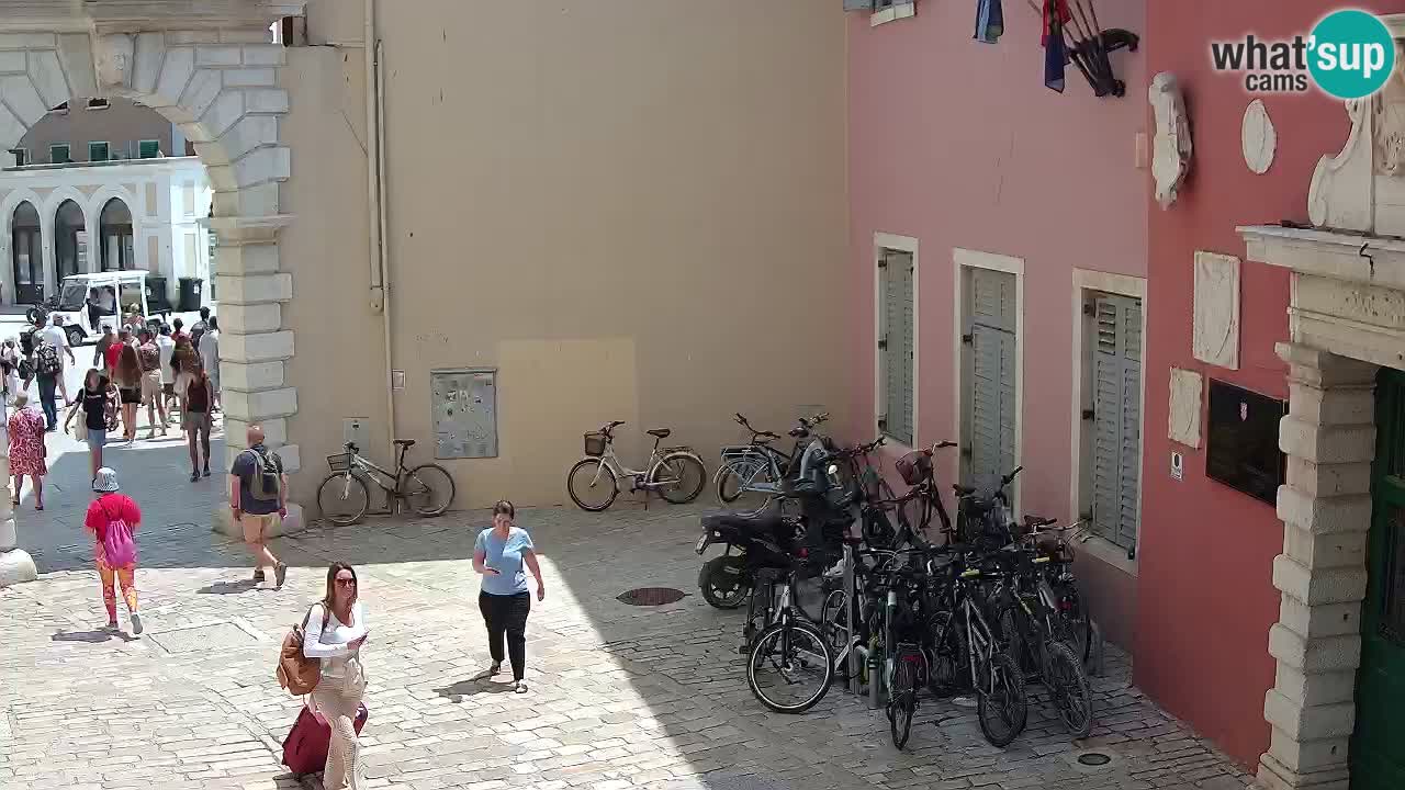 Live webcam Rovinj – Balbi’s bow “City gate” – Istria – Croatia