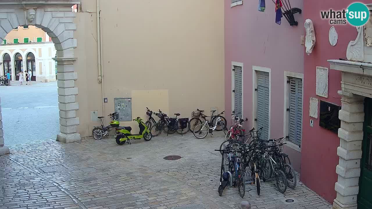 Live webcam Rovinj – Balbi’s bow “City gate” – Istria – Croatia