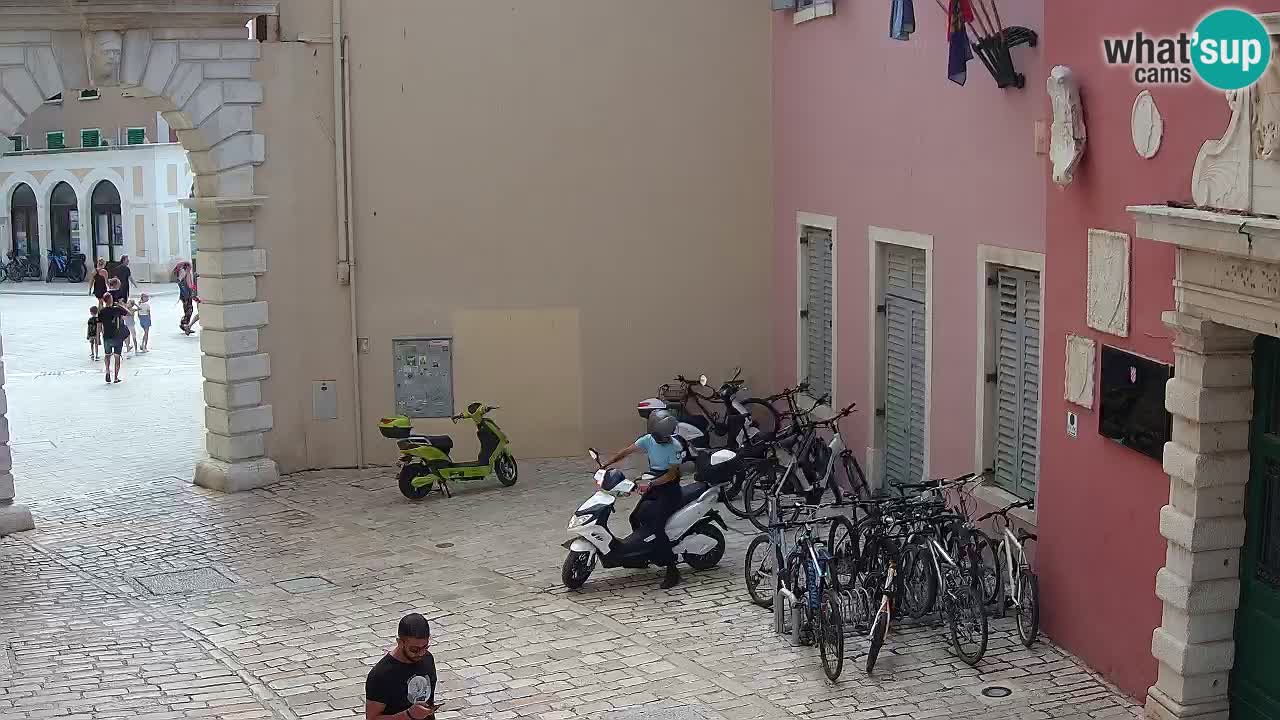 Live webcam Rovinj – Balbi’s bow “City gate” – Istria – Croatia