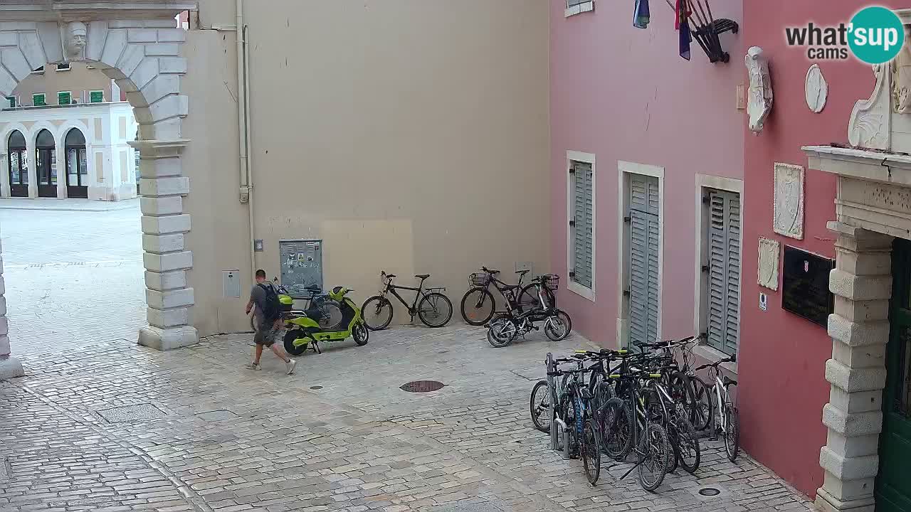 Live webcam Rovinj – Balbijev luk “Gradska vrata” – Istra – Hrvatska