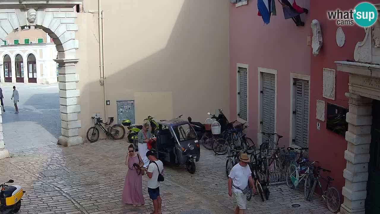 Live webcam Rovinj – Balbijev luk “Gradska vrata” – Istra – Hrvatska