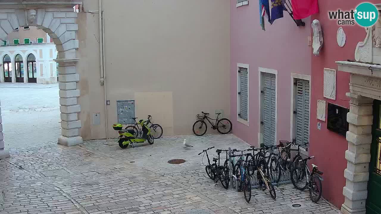 Live webcam Rovinj – Balbi’s bow “City gate” – Istria – Croatia