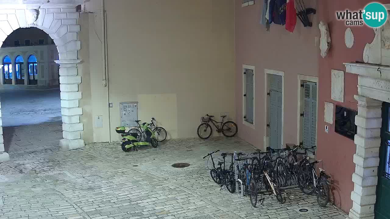 Live webcam Rovinj – Balbi’s bow “City gate” – Istria – Croatia