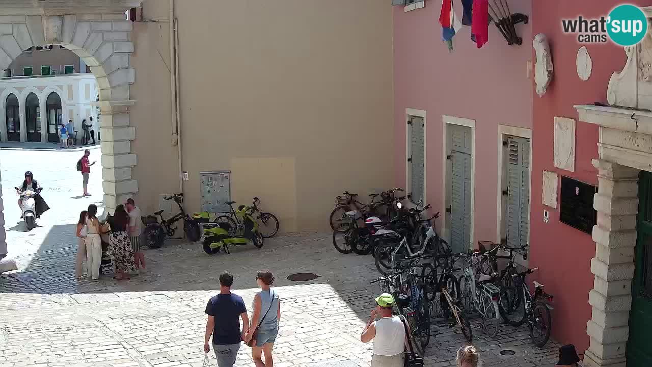 Live webcam Rovinj – Balbi’s bow “City gate” – Istria – Croatia