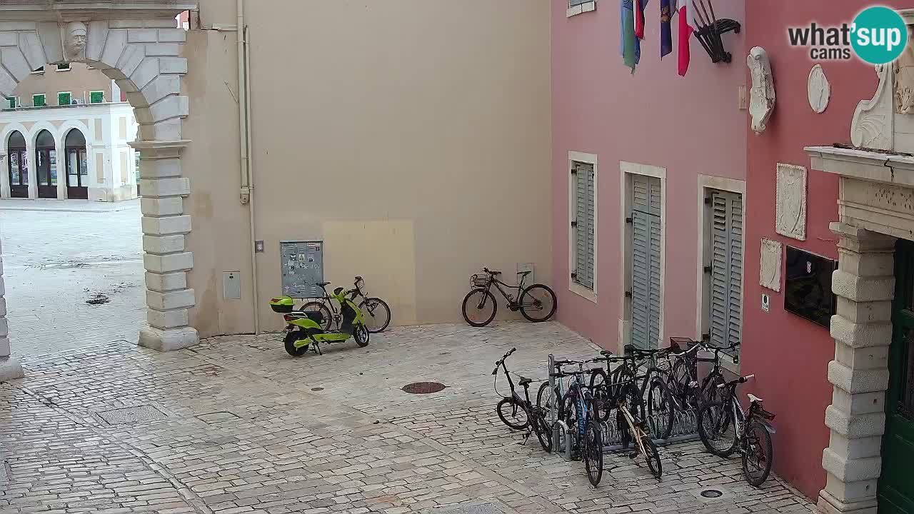 Live webcam Rovinj – Balbi’s bow “City gate” – Istria – Croatia