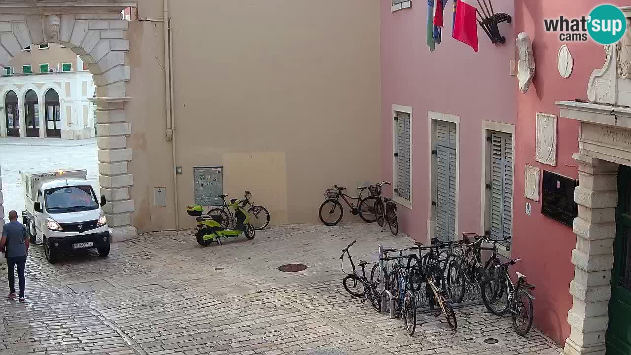 Live webcam Rovinj – Balbi’s bow “City gate” – Istria – Croatia