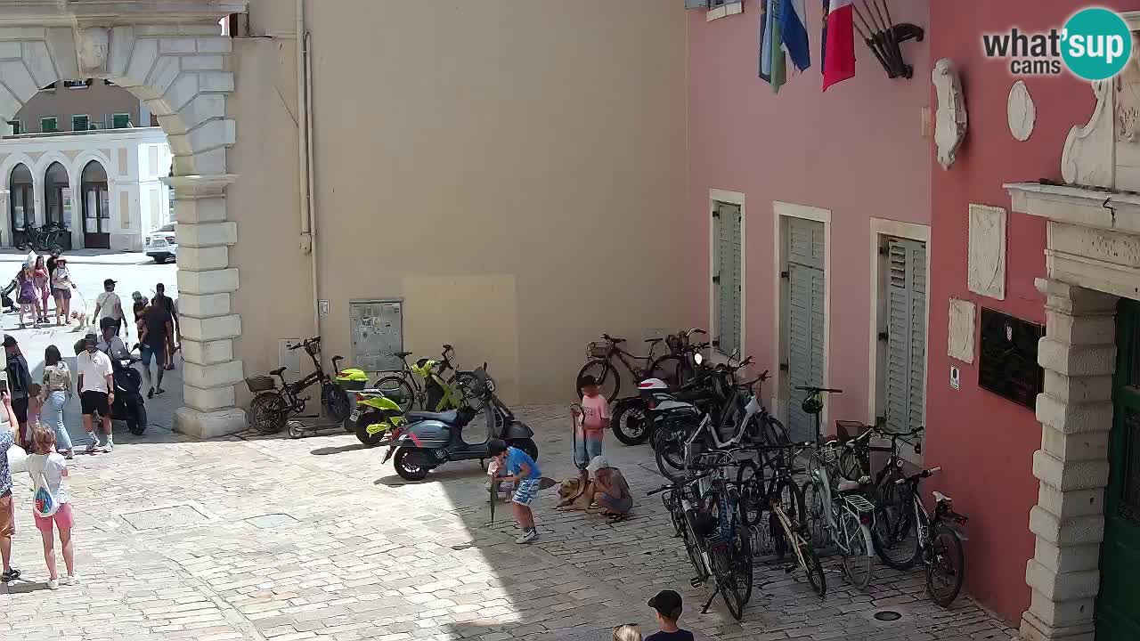 Live webcam Rovinj – Balbi’s bow “City gate” – Istria – Croatia