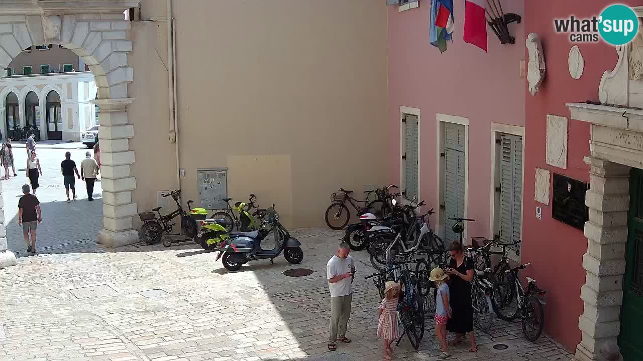 Live webcam Rovinj – Balbi’s bow “City gate” – Istria – Croatia