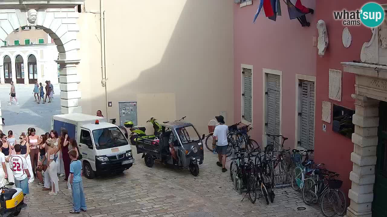 Live webcam Rovinj – Balbijev luk “Gradska vrata” – Istra – Hrvatska