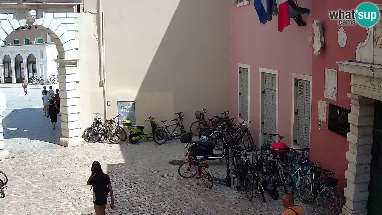 Live webcam Rovinj – Balbi’s bow “City gate” – Istria – Croatia