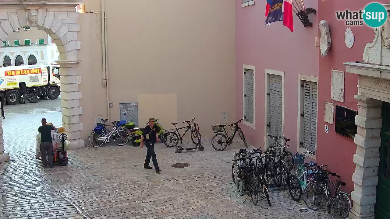 Live webcam Rovinj – Balbijev luk “Gradska vrata” – Istra – Hrvatska