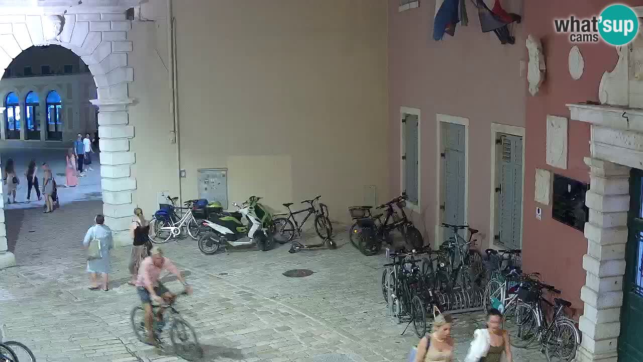Live webcam Rovinj – Balbijev luk “Gradska vrata” – Istra – Hrvatska