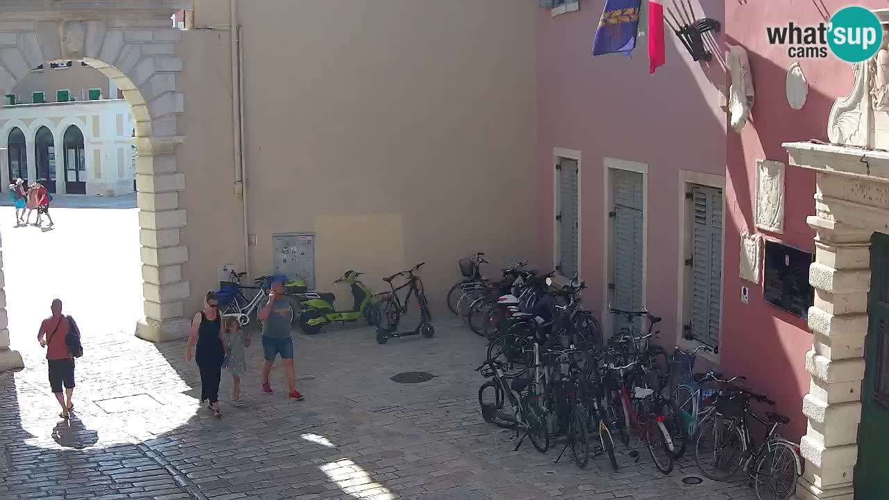 Live webcam Rovinj – Balbijev luk “Gradska vrata” – Istra – Hrvatska