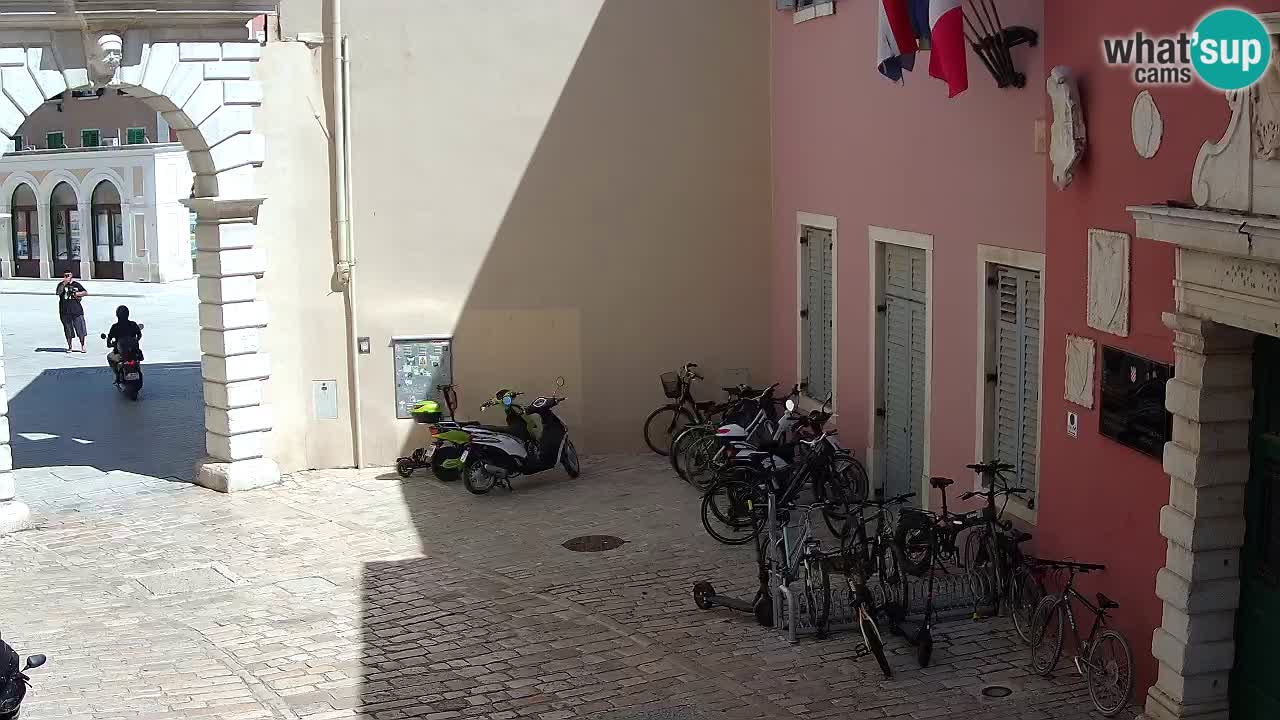 Live webcam Rovinj – Balbijev luk “Gradska vrata” – Istra – Hrvatska