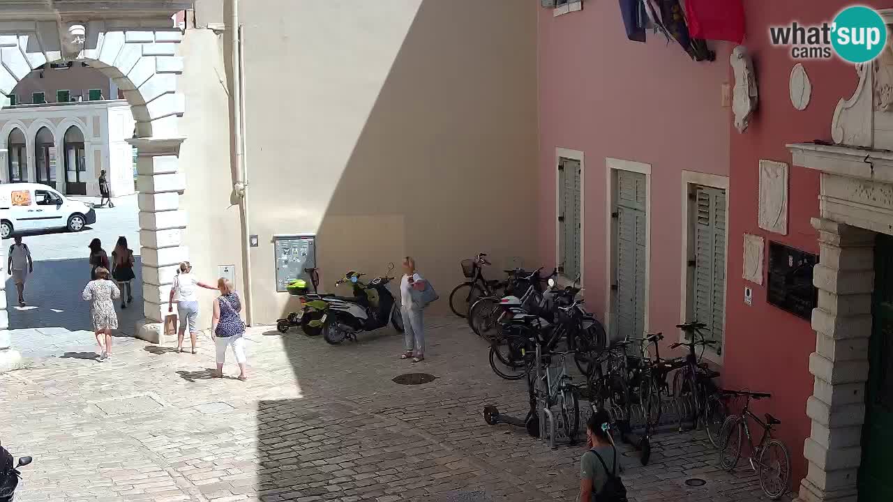 Live-Webcam Rovinj – Balbis Bogen “Stadttor” – Istrien – Kroatien