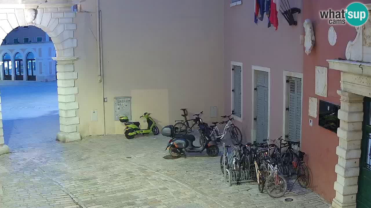 Live webcam Rovinj – Balbijev luk “Gradska vrata” – Istra – Hrvatska