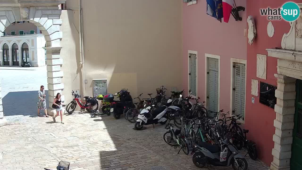 Live webcam Rovinj – Balbijev luk “Gradska vrata” – Istra – Hrvatska